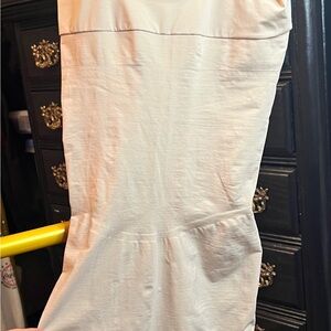 Stylish Cream Strapless Dress